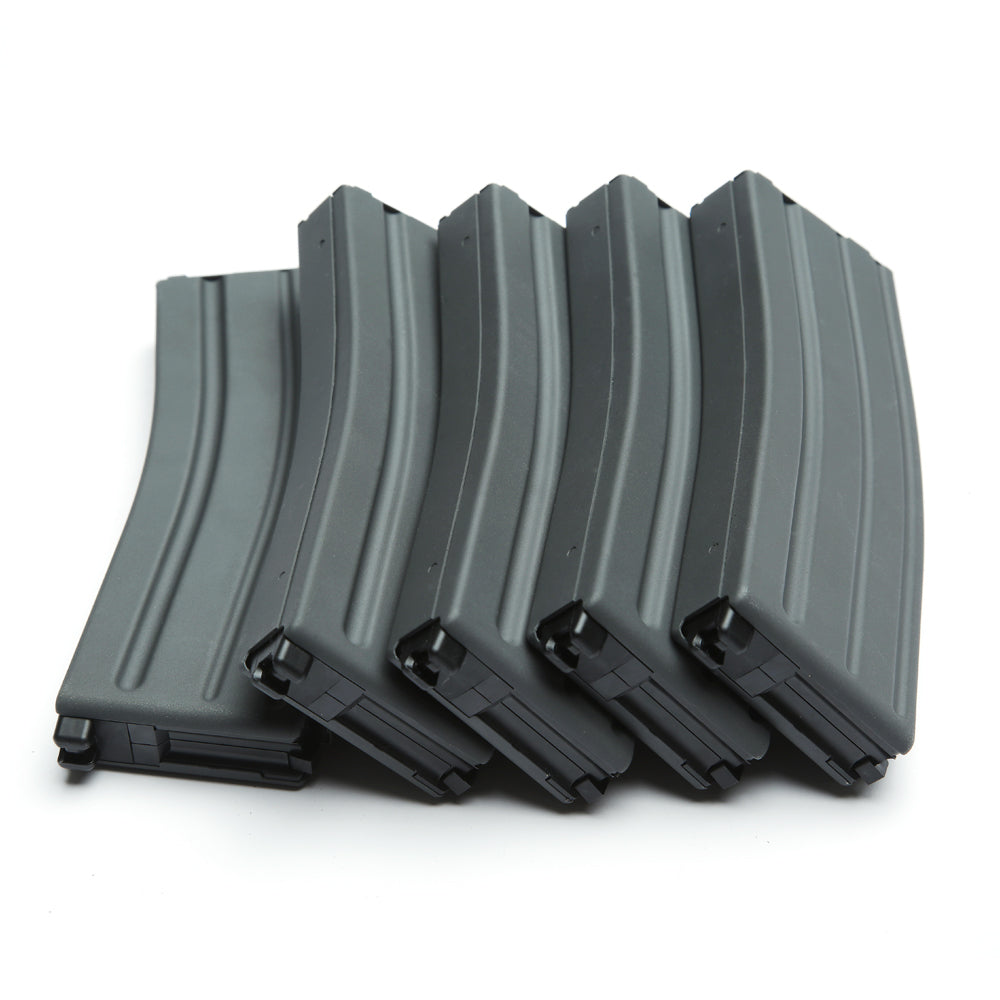 30/60 Rounds Light gray Steel Magazine 5 Pack GBLS DAS GDR 15 M4A1 Airsoft Gun